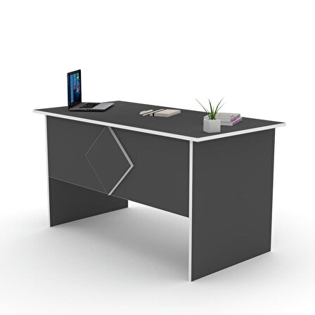 Kenzlife ofis masası masako 075*070*40 gri bilgisayar çalışma büro