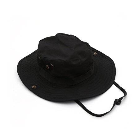 Single Sword Jungle Kep - Şapka - Katlanabilir Safari Fötr Şapkası