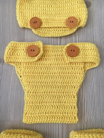 Bebek Kostümü Unisex Sarı