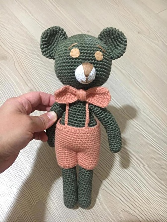 Amigurumi Tulumlu Ayıcık 