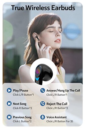Anycast G10 Bluetooth Oyuncu Kulaklık Düşük Gecikmeli Kablosuz Dokunmatik Gaming Bluetooth Oyuncu Ku