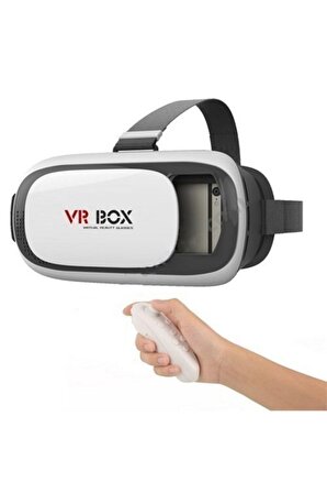 Pazariz 3.0 Vr Box Virtual Reality 3d Sanal Gerçeklik Gözlüğü + Bluetooth Kumanda