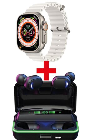 Pazariz Gs8 Watch 8 Ultra Beyaz Akıllı Saat