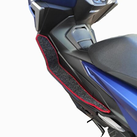 Motosiklet Aksesuar Koruyucu Paspas Honda Forza 250 2018 2019 2022 2023 2024 Kırmızı Kenar Overloklu