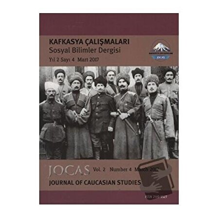 Kafkasya Çalışmaları Sosyal Bilimler Dergisi Yıl:2 Sayı:4 Mart 2017