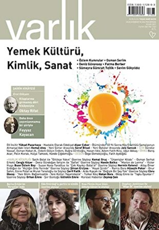Varlık Edebiyat ve Kültür Dergisi Sayı: 1363 - Nisan 2021