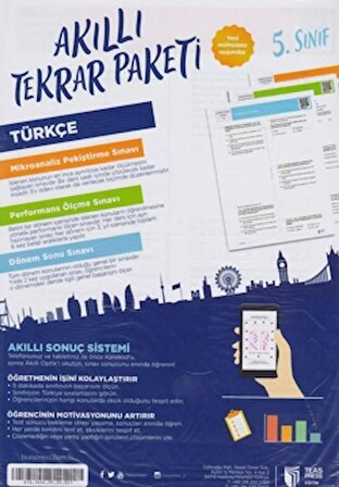 5. Sınıf Türkçe Akıllı Tekrar Paketi