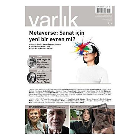 Varlık Edebiyat ve Kültür Dergisi Sayı: 1376 - Mayıs 2022