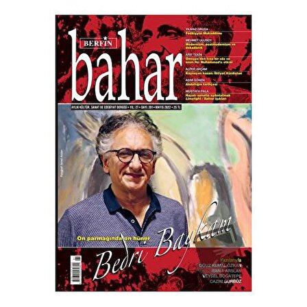 Berfin Bahar Aylık Kültür Sanat ve Edebiyat Dergisi Sayı: 291 Mayıs 2022 / Berfin