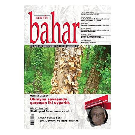 Berfin Bahar Aylık Kültür Sanat ve Edebiyat Dergisi Sayı: 292 Haziran 2022