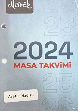Masa Takvimi 2024 (Ayetli - Hadisli)