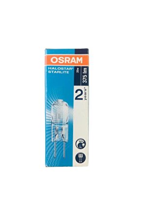 Osram 64425S 20W İğne Ayaklı Kapsül Halojen Ampul Sarı G4 Tasarruflu Dimlenebilir Ampul 12V