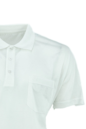 Oppland Erkek Polo Yaka Arma Cepli Kısa Kollu Düz Renk Normal Kesim Premium Pamuklu Kumaş T-Shirt