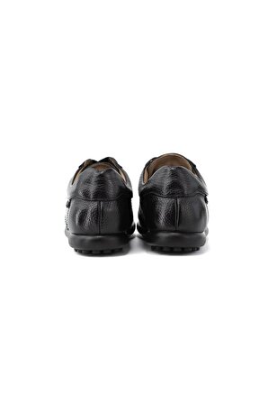 Erkek Bağcıklı Kauçuk Taban Pelotas Model Comfort Tam Kalıp Hakiki Gerçek Deri Ayakkabı
