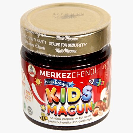 Kids Çocuklar Için Özel - Arı Sütü, Pekmez, Bal Ve Vitamin Katkılı Fındık Ezmeli Macun