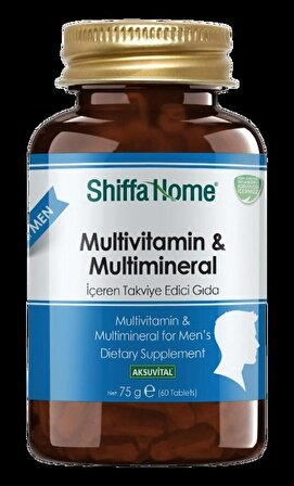 Shiffa Home Multivitamin & Multimineral Erkek 60 Kapsül
