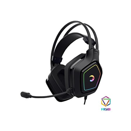 Gamepower Mihawk Mikrofonlu Stereo RGB Gürültü Önleyicili Oyuncu Kulak Üstü Kablolu Kulaklık