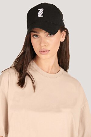 P-005903-Arkası Ayarlanabilir Kadın Zinde Spor Şapka-SİYAH