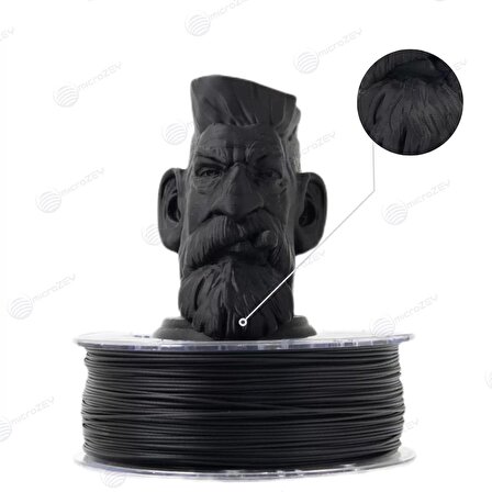 Microzey 1.75 Mm Siyah Pla Pro Filament 1KG