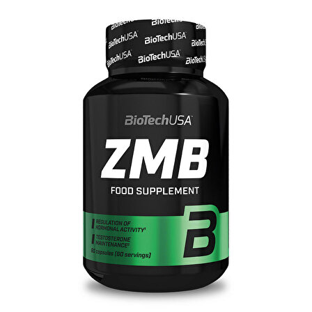 Bıotech Usa Zma - Magnezyum + B vitamin / 60 Caps