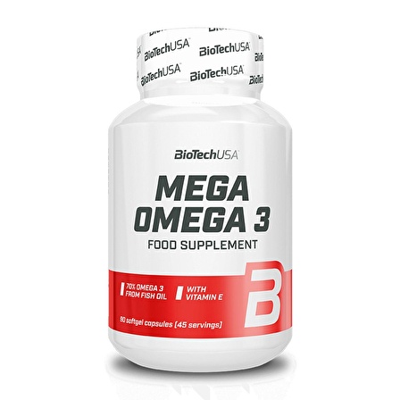 BIOTECH USA Mega Omega 3 / 90 Softgels