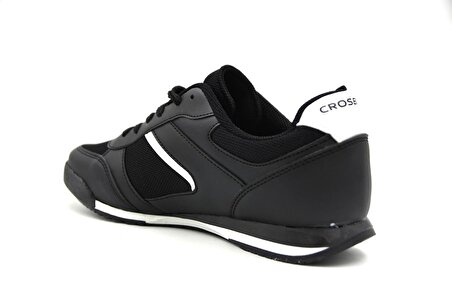 Prego Crosberg Bağcıklı Erkek Spor Ayakkabı SİYAH BEYAZ