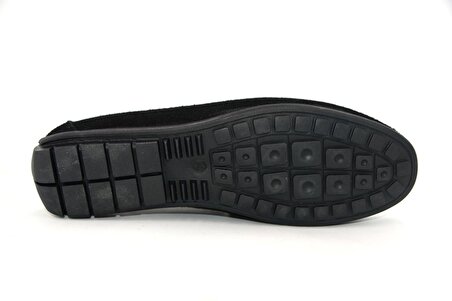 Prego Hakiki deri Bağcıksız Loafer Erkek Günlük Ayakkabı süet siyah