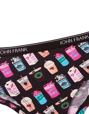 John Frank Identity Bayan Hipster- Milkshake Karışık Çok Renkli-Xl