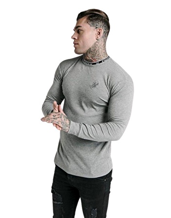 SikSilk Turtle Neck Banded Uzun Kollu Sweater