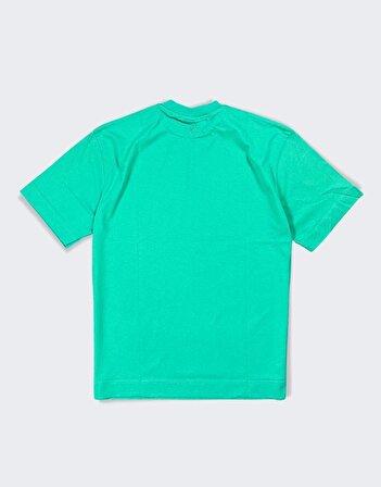 Oversize Koyu Yeşil Basic Tişört