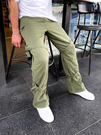 Premium Banded Galaxy Patch Baggy Pantolon