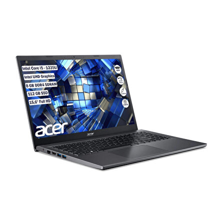 Acer Extensa 15 Intel Core I5 1235U 8 GB 512 GB SSD Freedos 15.6" Fhd Taşınabilir Bilgisayar NX.EGYEY.005