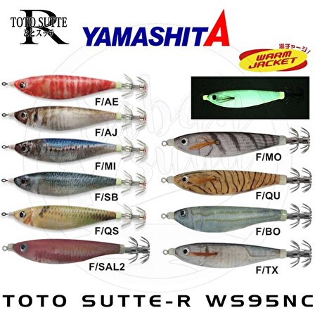 Yamashita Toto Sutte-R Kalamar Zokası WS95NC 9.5cm F/TX