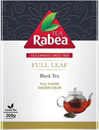 Rabea - Full Leaf - Siyah Dökme Çay 200g