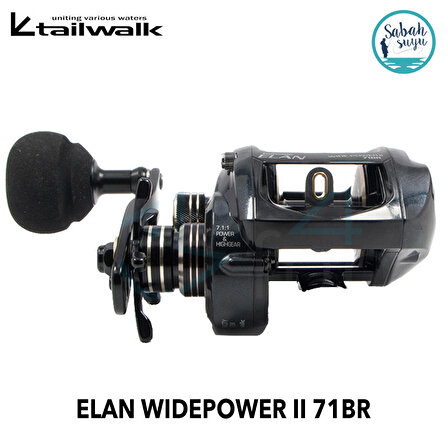 Tailwalk Elan Widepower II 71BR Çıkrık/Baitcasting Jig Olta Makinesi (Sağ El)