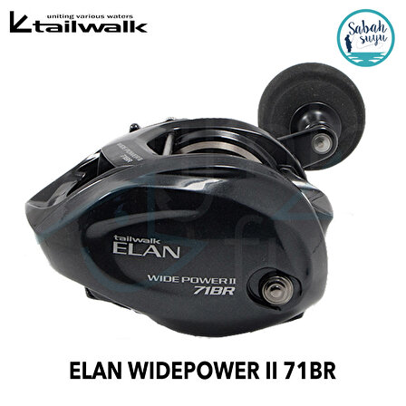 Tailwalk Elan Widepower II 71BR Çıkrık/Baitcasting Jig Olta Makinesi (Sağ El)