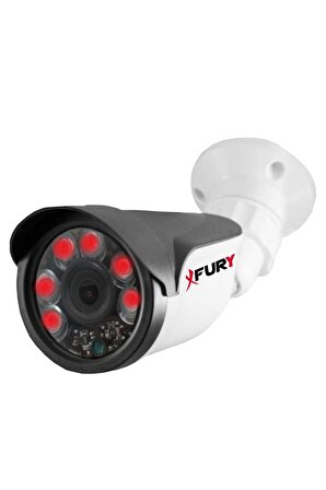 Fury 5mp 3.6mm Lensli 1080P 2mp Görüntü 6 Atom Led Gece Görüşlü Full Hd Güvenlik Kamerası