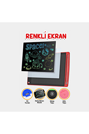 Eğitici Tablet 8,5 Inc Çocuk Yazı Çizim Tableti Radyasyon Içermeyen Eğitici Ve Geliştirici Oyuncak