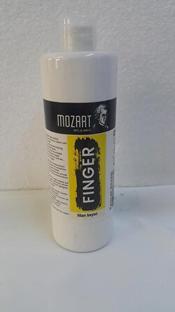 Mozart 500 gr Veagn Parmak Boyası-Titan Beyaz