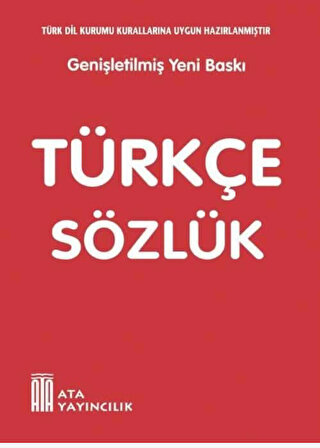 Mini Türkçe Sözlük- İngilizce Sözlük -Yazım Kılavuzu(Plastik Kapak)