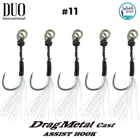Duo DMC Tekli Asist İğne Beyaz Tüylü #11 (5 Adet)