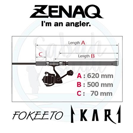 Zenaq Fokeeto FS64-5.5 İkari 193cm 210-280gr Slow Jigging Kamış