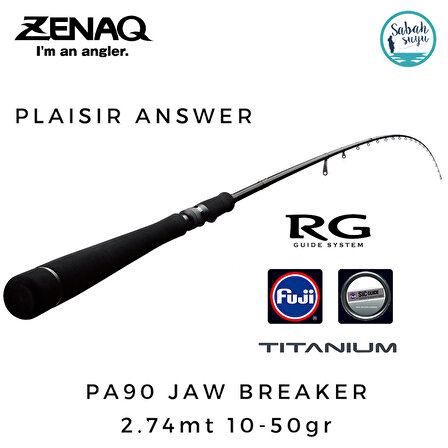 Zenaq Plaisir Answer PA90 Jaw Breaker (RG) 274cm 10-50gr Spin Kamış
