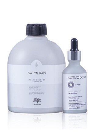 Native Base Nativebase Saç Yoğunlaştırıcı Şampuan+serum Ikili Set