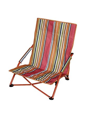 Çantalı Plaj Sandalyesi Katlanır Kamp Sandalyesi Yere Yakın Sandalye 68cm