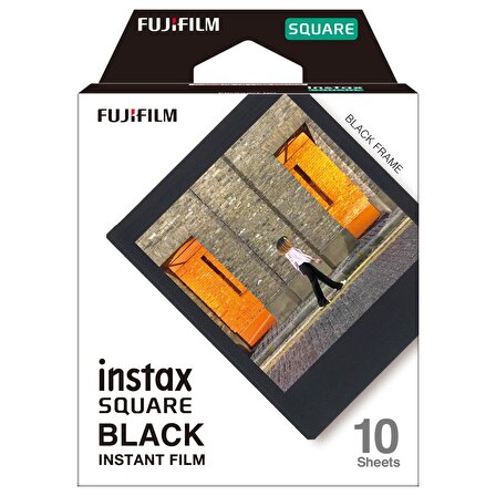 Instax Square Black Edition 10'lu Kare Özel Film