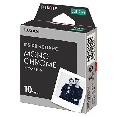 Instax Square Monochrome Siyah-Beyaz 10'lu Kare Özel Film