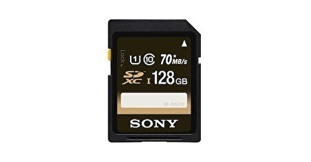 Sony 128 GB 466x 4K SD Hafıza Kartı (70 mb/s)