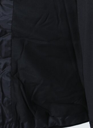 Asics 2032C155-001 Padded Jacket W O Yaka Normal Kalıp Düz Siyah Kadın Mont