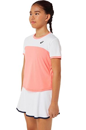 Asics SS Top Kız Çocuk Pembe Tenis Tişört
